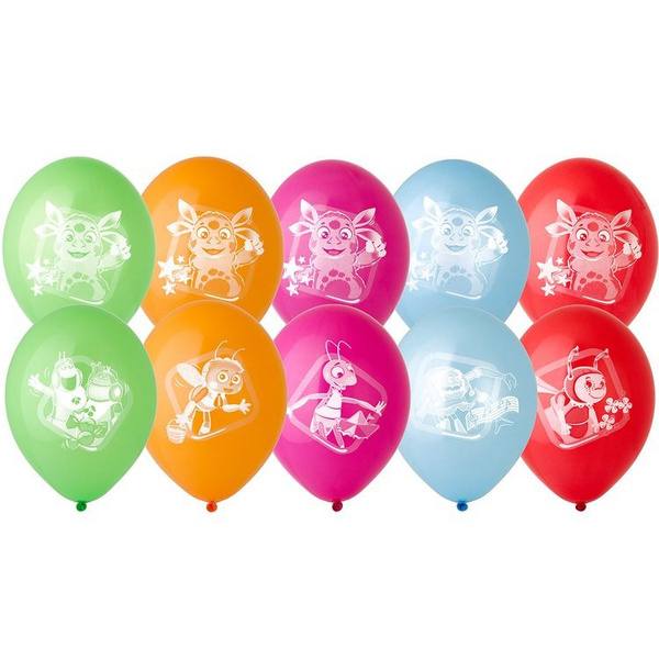 Шары Лунтик разноцветные, 30см Шары Лунтик разноцветные, 30см